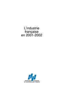 L industrie française en 2001-2002