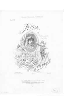 Partition complète, Rita, Op.13, Valse espagnole, G major, Clérice, Justin par Justin Clérice