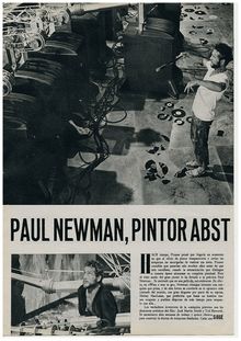 Paul Newman, pintor abstracto