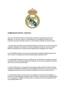 Real Madrid : le club assure avoir respecté les règles de transfert des mineurs