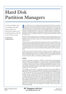 PCSA Sep 2001 - Hard disk partition managers
