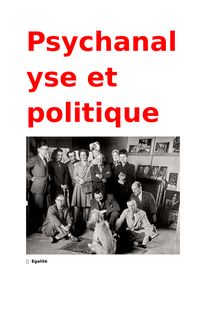 Psychoanalysis and politics