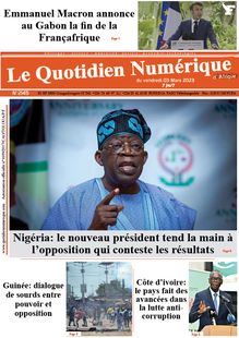 Le Quotidien Numérique d’Afrique N° 2145 - Du vendredi 3 mars 2023