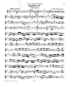Partition Alto cor (E♭), quatuor, No. 5, für 2 Cornette, cor (oder Althorn) und Tuba, Op. 38
