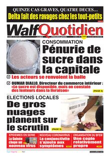 Walf Quotidien n°8812 - du Mardi 10 août 2021