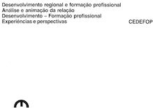 Desenvolvimento regional e formação profissional