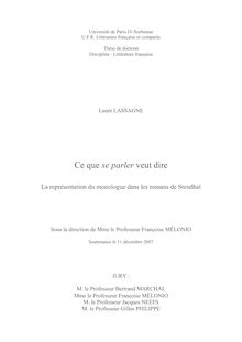 Université de Paris IV Sorbonne U F R Littérature française et comparée