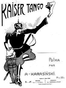 Partition complète, Kaiser-Tango, Polka, D major, Karasiński, Adam Józef