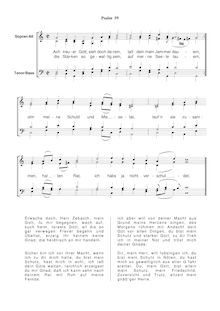 Partition Ps.59: Hilf, Herre Gott, errette mich, SWV 156, Becker Psalter, Op.5