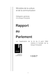 rapport-97.doc - Rapport au Parlement