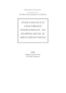 Texte du rapport du conseil economique & social