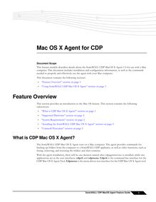 SonicWALL CDP 5.1 MacOS_CDP_Agent_Feature Guide