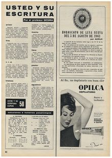 Astrología Mundial - número 61 publicado 3 Agosto 1963