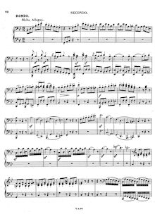 Partition , Rondo: Molto Allegro, Piano Concerto No.2, B♭ major