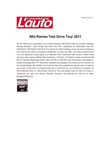 Alfa Romeo Test Drive Tour 2011