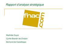rapport d analyse strategique FNAC