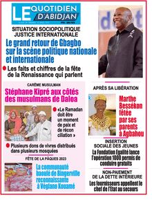 Le Quotidien d Abidjan n°4345 - du vendredi 14 avril 2023