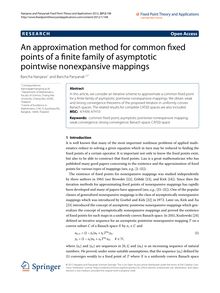 An approximation method for common fixed points of a finite family of asymptotic pointwise nonexpansive mappings