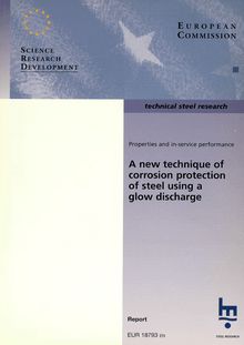 A new technique of corrosion protection of steel using a glow discharge