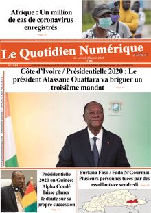 Quotidien numérique d’Afrique n°1484 - du Samedi 8 août 2020