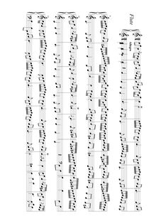 Partition flûte, 6 Bénévoles pour pour orgue ou clavecin, Beckwith, John