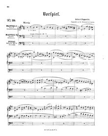 Partition complète, Vorspiel en G major, Papperitz, Benjamin Robert