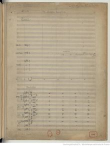 Partition Act II, Le martyre de Saint Sébastien, Debussy, Claude