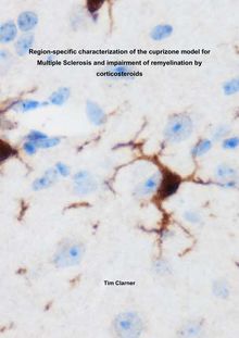 Region-specific characterization of the cuprizone model for Multiple Sclerosis and impairment of remyelination by corticosteroids [Elektronische Ressource] / Tim Guido Clarner