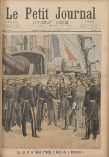 LE PETIT JOURNAL SUPPLEMENT ILLUSTRE  N° 441 du 30 avril 1899