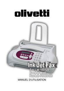 Notice Téléphone et Fax Olivetti  Fax-Lab 120