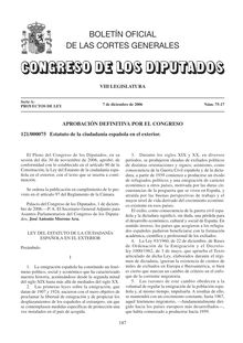 BOLETÍN OFICIAL DE LAS CORTES GENERALES