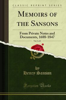 Sanson s Memoirs