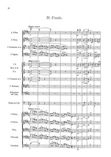 Partition I, Finale: Allegro vivace, Symphony No.3, Op.79, Fuchs, Robert