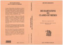 HABITATIONS (DES) DES CLASSES OUVRIÈRES