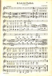 Partition complète, chansons für das Clavier, Haydn, Joseph