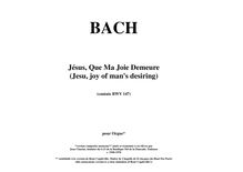 Partition complète, Herz und Mund und Tat und Leben, Bach, Johann Sebastian par Johann Sebastian Bach