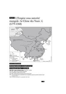 L&#39;Empire sous autorité mongole : la Chine des Yuan &#1815; (1279-1368)