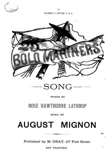 Partition complète, 20 Bold Marines, B♭ major, Darling, John Augustus