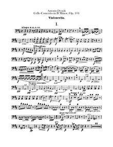 Partition violoncelles, violoncelle Concerto, Koncert pro violoncello a orchestr
