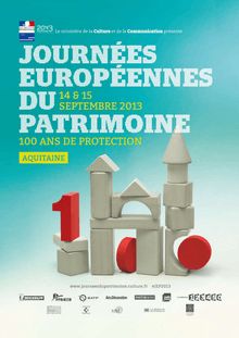 Journée du patrimoine 2013: Programme Aquitaine