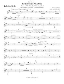 Partition Tubular bells, Symphony No.39  Irish Green , G major, Rondeau, Michel