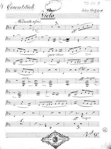 Partition altos, Concertstück pour vent quintette et orchestre, Concertstück (idyllische Scene) für Flöte, Oboe, Clarinette, Fagott und Horn mit Begleitung des Orchesters oder des Pianoforte, Op.41