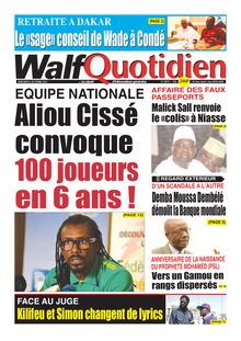 Walf Quotidien n°8859 - du mercredi 06 octobre 2021