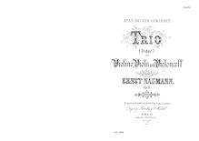 Partition parties complètes, corde Trio, Op.12, D Major, Naumann, Ernst