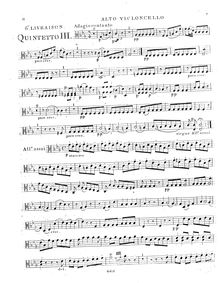Partition Alto violoncelle (alternate pour violoncelle 1), 4 corde quintettes, G.355-358 (Op.45) par Luigi Boccherini