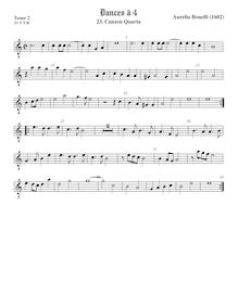 Partition ténor viole de gambe 2, octave aigu clef, Primo libro de ricercari et canzoni par Aurelio Bonelli