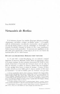 Virtuosités de Berlioz - article ; n°128 ; vol.35, pg 71-93