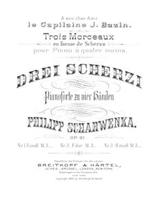 Partition No.2 en F major, 3 Scherzi, Op.91, Scharwenka, Philipp