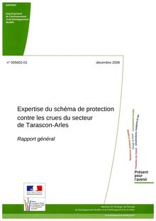 Expertise du schéma de protection contre les crues du secteur de Tarascon-Arles - Rapport général et partie technique
