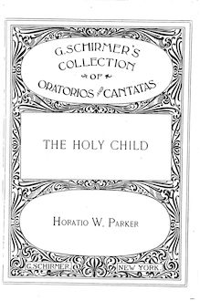 Partition complète (anglais text), pour Holy Child, Op.37